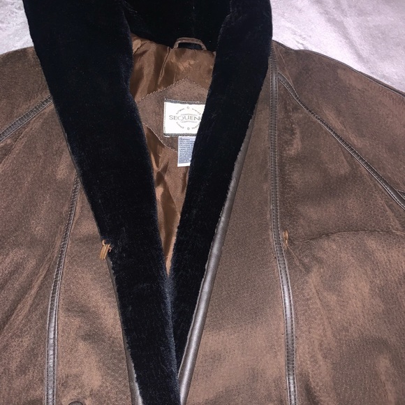 A brown thick jacket from Sequence. - Picture 4 of 6